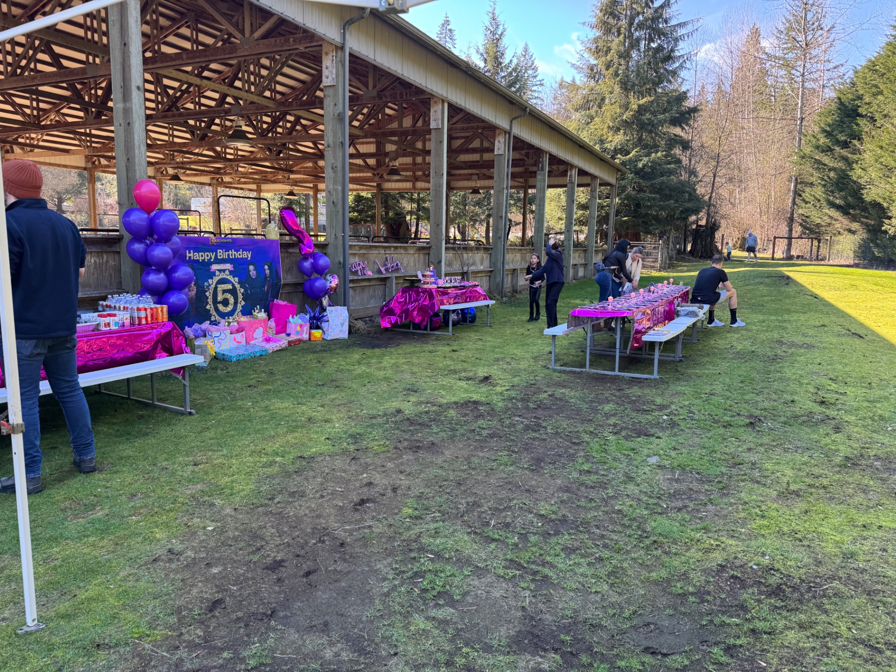 A private birthday party at Enchanted Farms